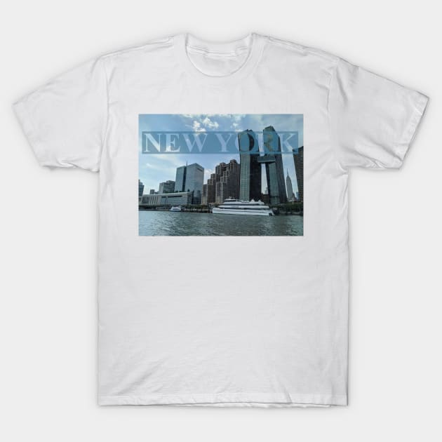 New York Midtown View T-Shirt by Laybov